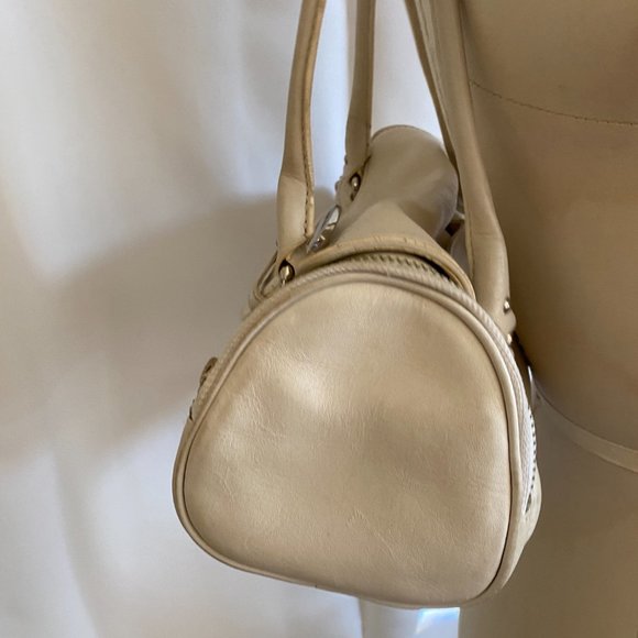 Cole Haan White Leather Shoulder Bag - Picture 6 of 10